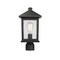 Z-Lite Portland 1 Light Post Mount Light, Oil Rubbed Bronze And Clear Seedy 531PHMR-ORB - alternate 3